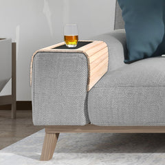 TIMESETL lesena prilagodljiva mizica za kavč