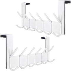 SKOLOO obešalnik za vrata s 6 kljukami - komplet 2 kos