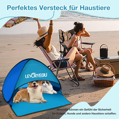KILLOGOOD Senčnik za Plažo za Pse in Mačke z UV zaščito