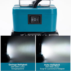 SENTOO LED delovna svetilka za Makita 18 V brez baterije