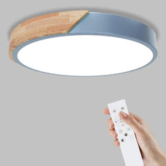 YEXATI lesena LED stropna svetilka z daljincem 32W, 3000–6000K