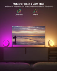 BONSERY LED nočna svetilka z upravljanjem na dotik in daljinskim upravljalnikom - set 2 kosov