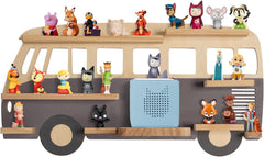 TODECO Tonie stenska polica  v obliki avtobusa za Toniebox figure