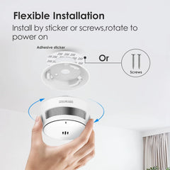 3x WISUALARM detektor dima z 10-letno baterijo