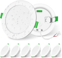 6x ALUSSO 113 mm vgradni LED reflektor - 8 W