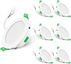 6x ALUSSO 85 mm LED vgradni reflektor - 7 W