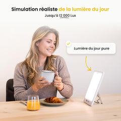 BRELLAVIO PRO 12.000 Lux LED svetilka dnevne svetlobe z vrečko