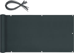 SEKEY vodoodporna in neprosojna ograja za balkon iz tkanine - 80 × 600 cm