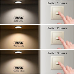 4x SWEIER 95mm LED vgradni reflektor 5 W 3CCT