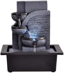 MONTHYUE 3-nivojska vodna fontana z LED osvetlitvijo