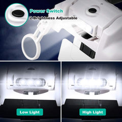 Prostoročna povečevalna očala z 3 LED lučkami - 14x povečava