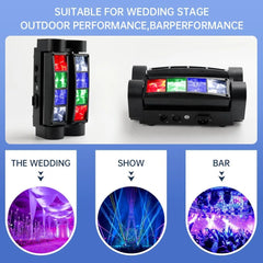 AREYOURSHOP RGBW Spider Moving Head LED svetilka 80 W