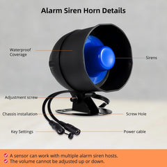 FUERS 9-delni WiFi alarmni sistem 115 dB