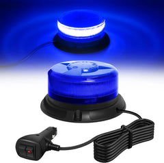 DINFU modra LED opozorilna luč z magnetom 12 V