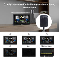 KETOTEK brezžična vremenska postaja z zunanjim senzorjem