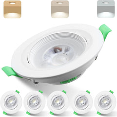 UGVMN 7W LED vgradna stropna svetilka dimabilna