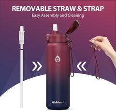 WEMEET Termovka z odstranljivo slamico 700ml