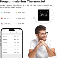 AVATTO Pametni WiFi termostat za vodno talno ogrevanje