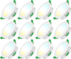 12x JAENMSA 84mm vgradni LED reflektor