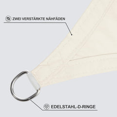 SUNNYLAXX vodoodporno kvadratno senčilo - 3 × 3 m