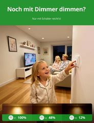 9x HOMEOW 85 mm vgradni LED reflektor 6 W, 3000–6500 K
