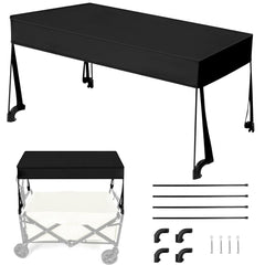 ROADTIME zložljiv vodoodporen nadstrešek za otroški voziček - 90 × 45 × 50 cm