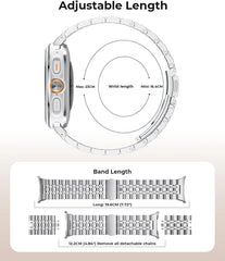 SUNDAREE Kovinski pašček za Samsung Galaxy Watch Ultra 47 mm