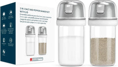 KITCHENDAO 120 ml stekleni dozirnik za sol in poper