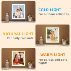 FENCHILIN Hollywood make-up ogledalo z LED osvetlitvijo