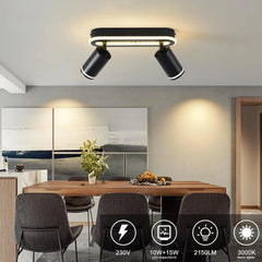 MYCUL LED nastavljiv stropni reflektor z 2 GU10 žarnicama - 3000 K