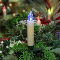 YUNSHENG RGB LED božične svečke z daljincem - set 30 kosov