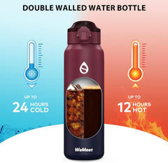 WEMEET Termovka z odstranljivo slamico 700ml