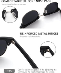 GQUEEN komplet 2 polariziranih sončnih očal z UV400 zaščito