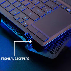 KLIM Hladilno stojalo za prenosnik s štirimi ventilatorji - modra