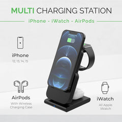 CHARGit Magnetno Brezžičn Polnilno Stojalo z Odstranljivo Power Bank Baterijo za Apple naprave