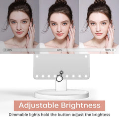 FUNTOUCH kozmetično ogledalo z LED osvetlitvijo
