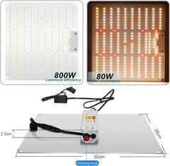 BOSYTRO LED svetilka za rastline 800 W polni spekter