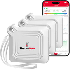 3x TEMPPRO TP351 Bluetooth termometer higrometer 80 m