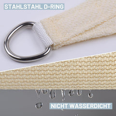 LOVE STORY trikotno senčilo z montažnim kompletom - 3 × 3 × 3 m