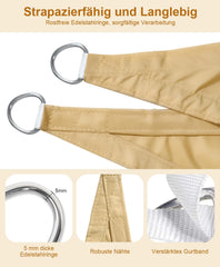 LOVE STORY vodoodporno pravokotno senčno jadro – 2 x 2 m