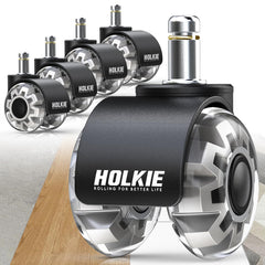 5x HOLKIE gumijasta kolesa za pisarniški stol 10mm