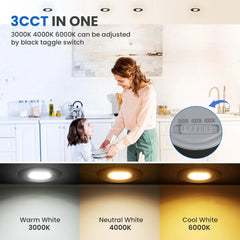 5x CLOKSH 85mm LED vgradni reflektor - 5 W
