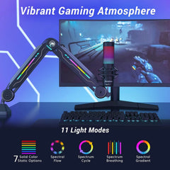 TONOR RGB nastavljivo stojalo za mikrofon