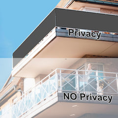 SUNNYLAXX zasebnostna pregrada za balkon – 75 × 800 cm