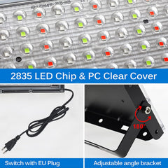 ELEGANTED komplet 2 50 W RGB LED reflektorjev z 1 daljinskim upravljalnikom