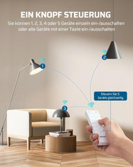 DEWENWILS brezžični vtič z daljinskim upravljalnikom z dosegom 30m