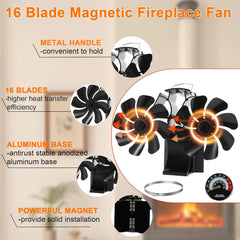 HAWCAFU magnetni ventilator za kamin