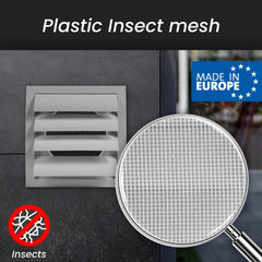 REPA MARKET zunanja prezračevalna rešetka 150mm