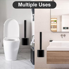 TORMAYS silikonska WC krtača – stenska montaža s samolepilnim nosilcem