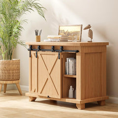 BONIKLUBA 122 cm Mini komplet vodil za dvojna drsna vrata